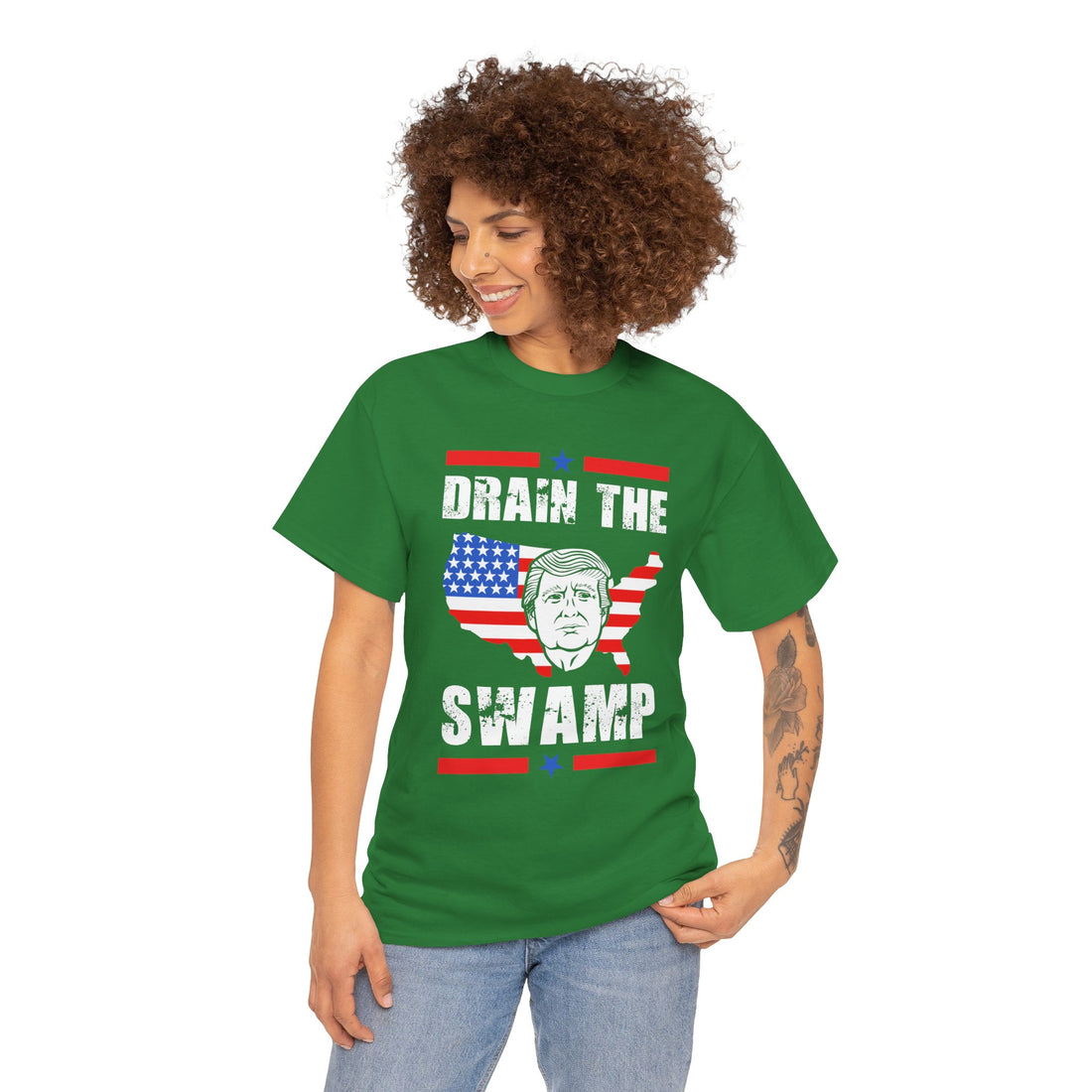 Drain The Swamp Unisex Heavy Cotton Tee