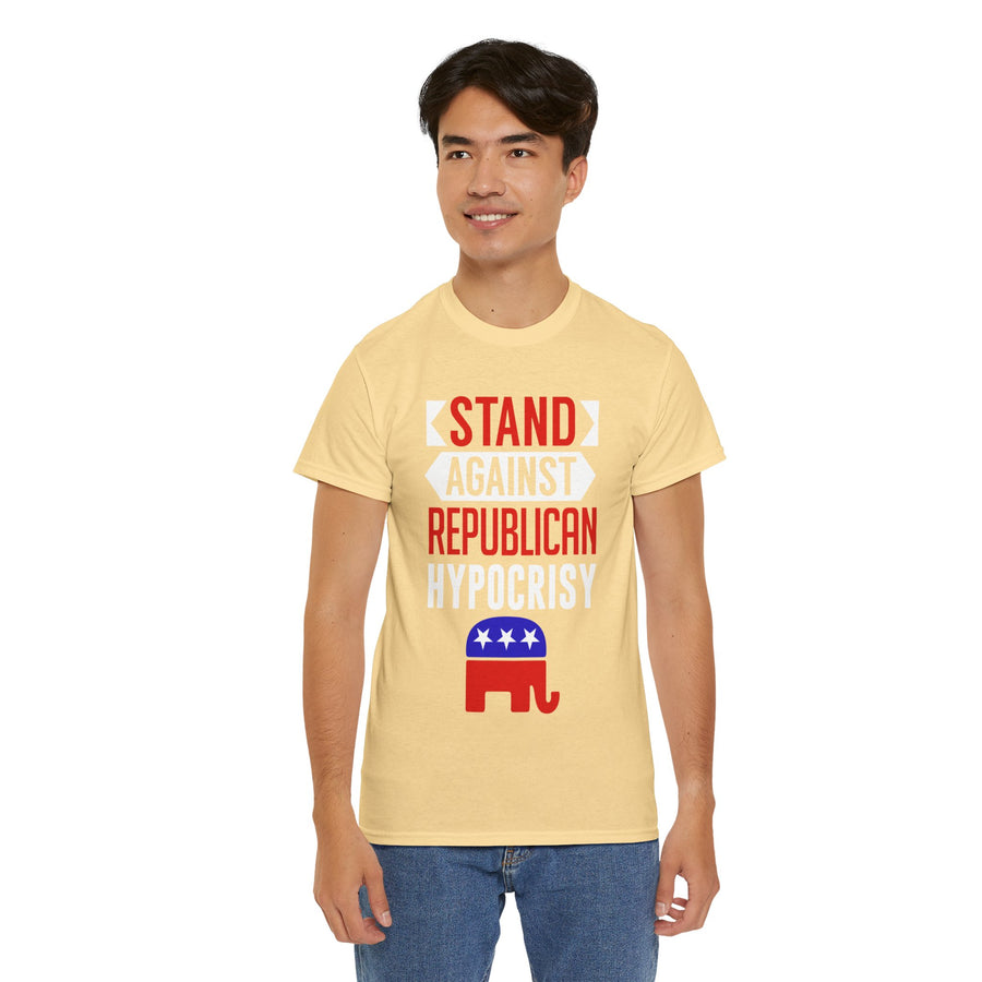 Stand Against Republican Hypocrisy Unisex Heavy Cotton Tee