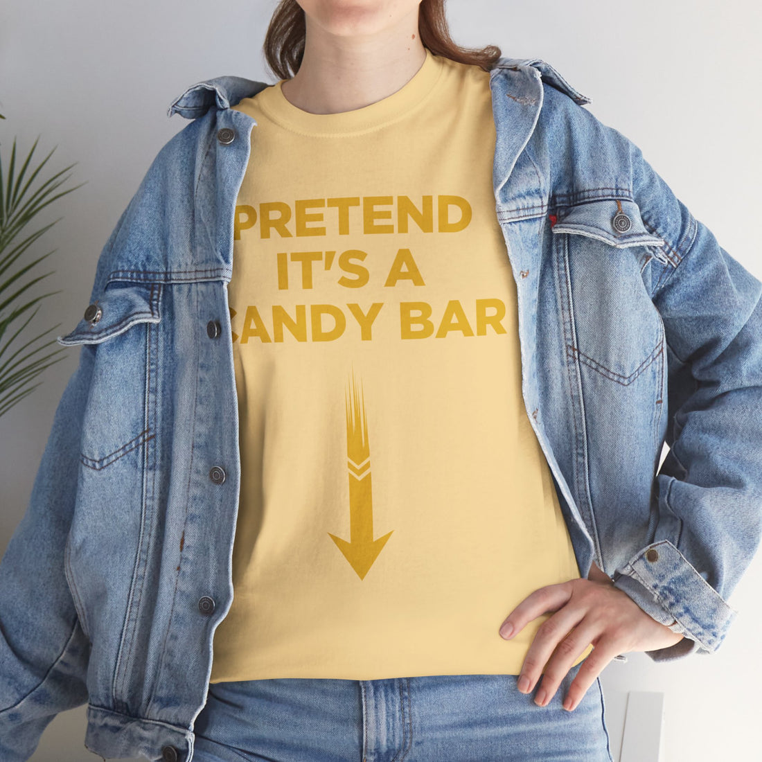 Pretend Its A Cany Bar Unisex Heavy Cotton Tee