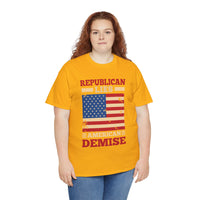 Republican Lies American Demise Unisex Heavy Cotton Tee