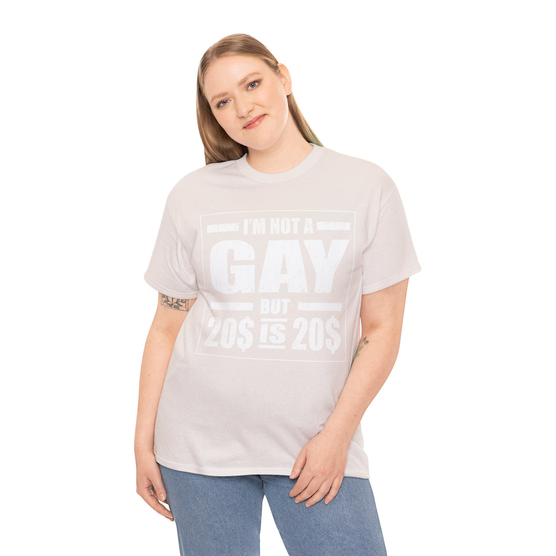 I'M Not Gay But Is 20 20 Unisex Heavy Cotton Tee