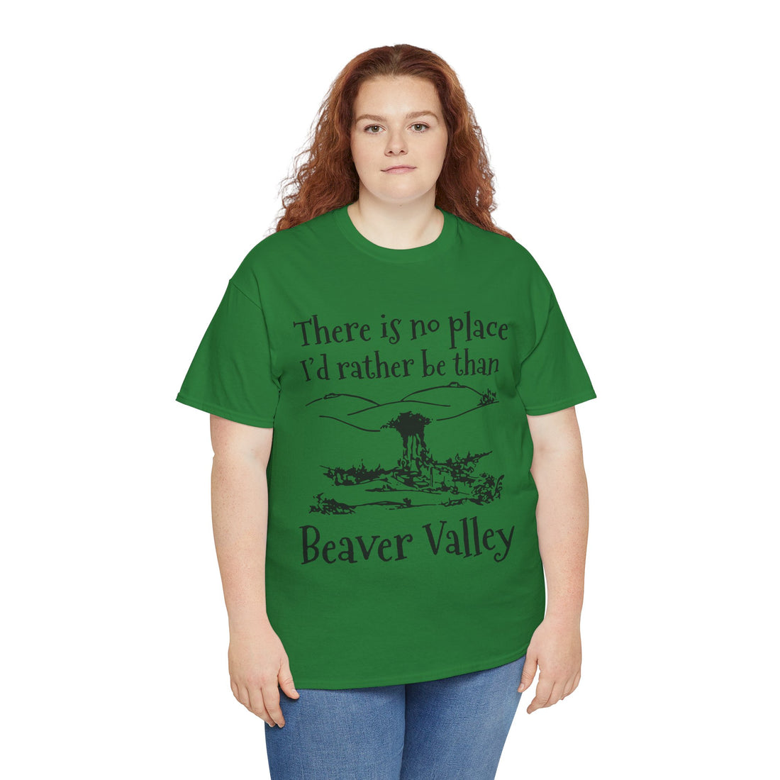 There Is No Place I'd Rather Be Than Bevear Valley Unisex Heavy Cotton Tee