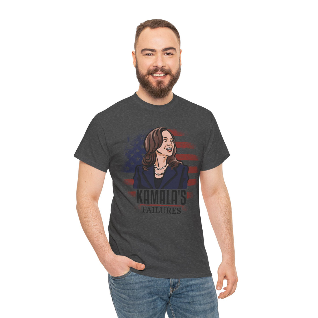 Kamala's Failures Unisex Heavy Cotton Tee