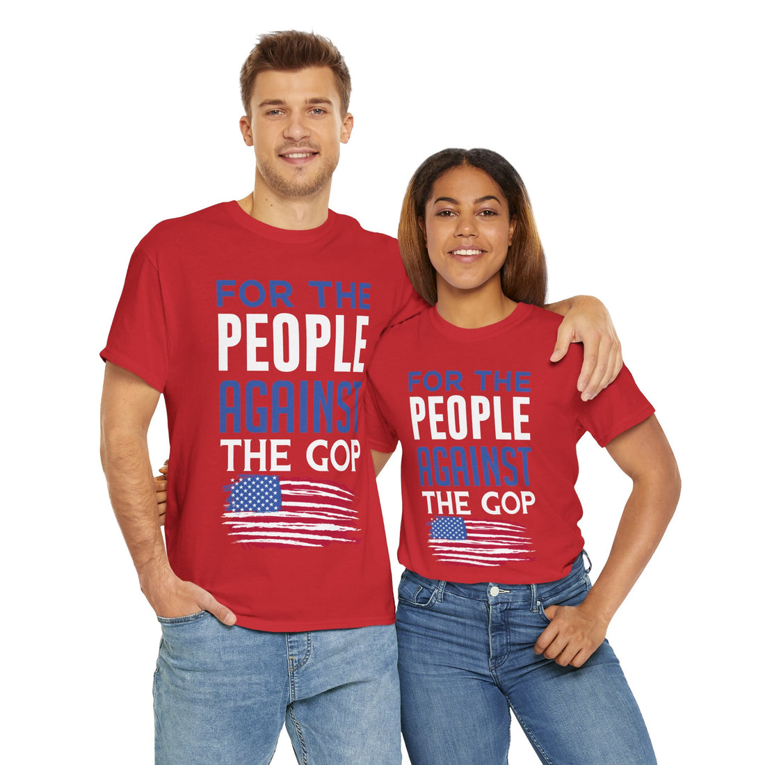 For The People Against The GOP Unisex Heavy Cotton Tee