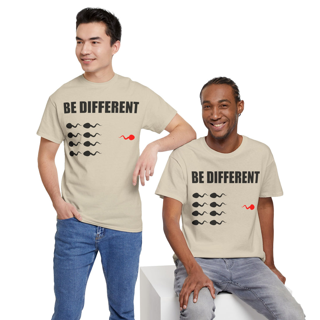 Be Different Unisex Heavy Cotton Tee