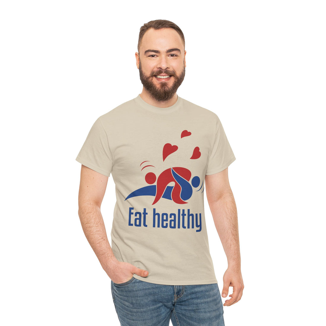 Eat Healthy Unisex Heavy Cotton Tee