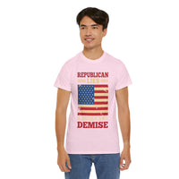 Republican Lies American Demise Unisex Heavy Cotton Tee