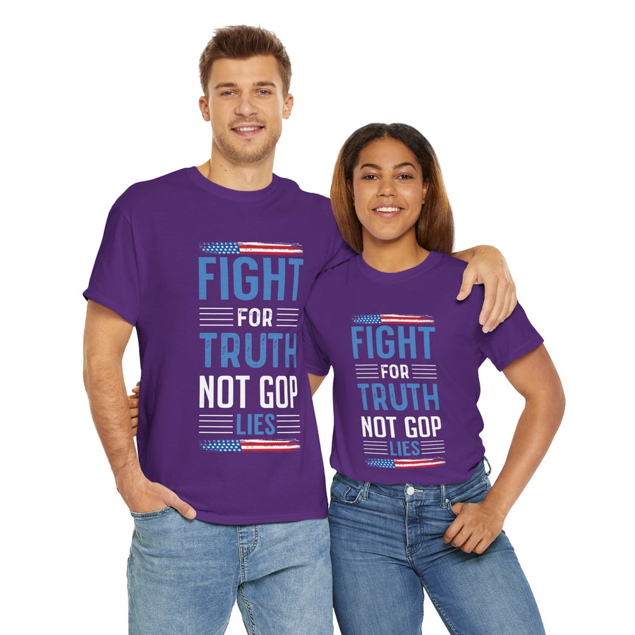 Fight For Truth Not GOP Lies Unisex Heavy Cotton Tee