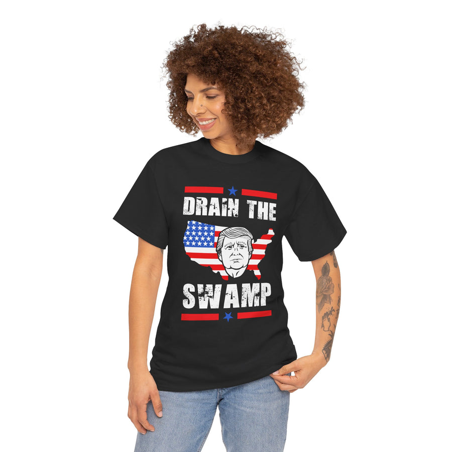 Drain The Swamp Unisex Heavy Cotton Tee