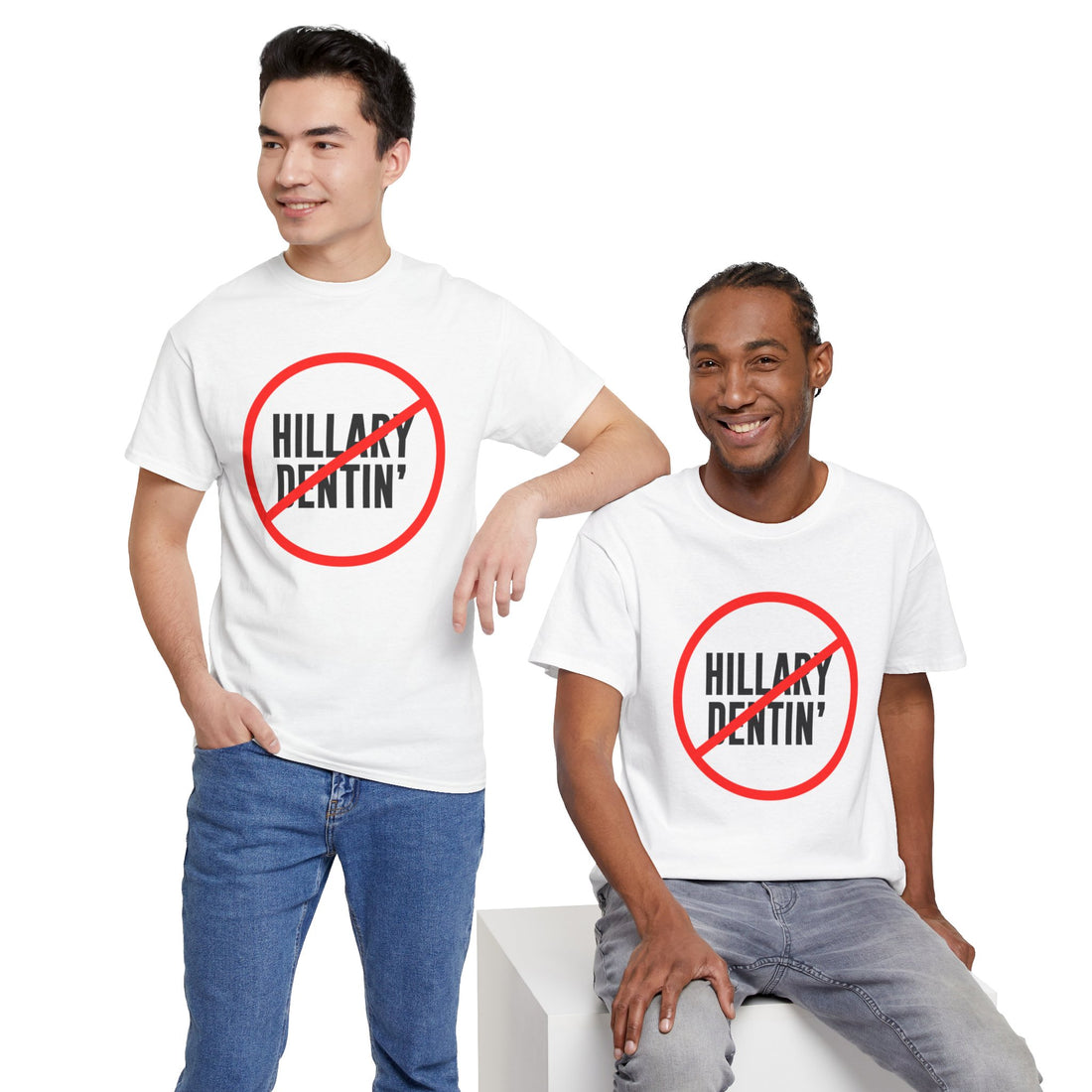 Hillary Dentin Unisex Heavy Cotton Tee