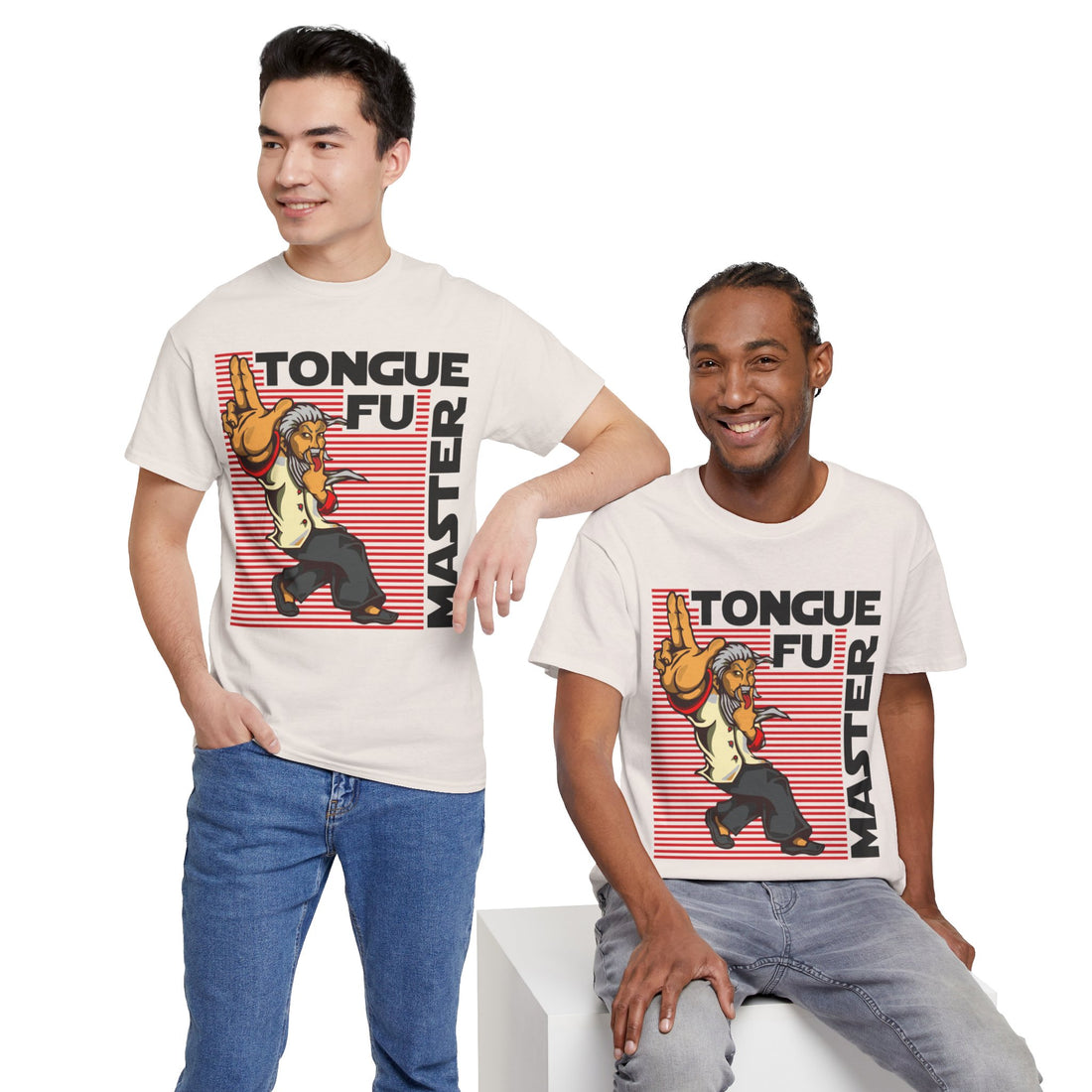 Tongue Fu Master Unisex Heavy Cotton Tee