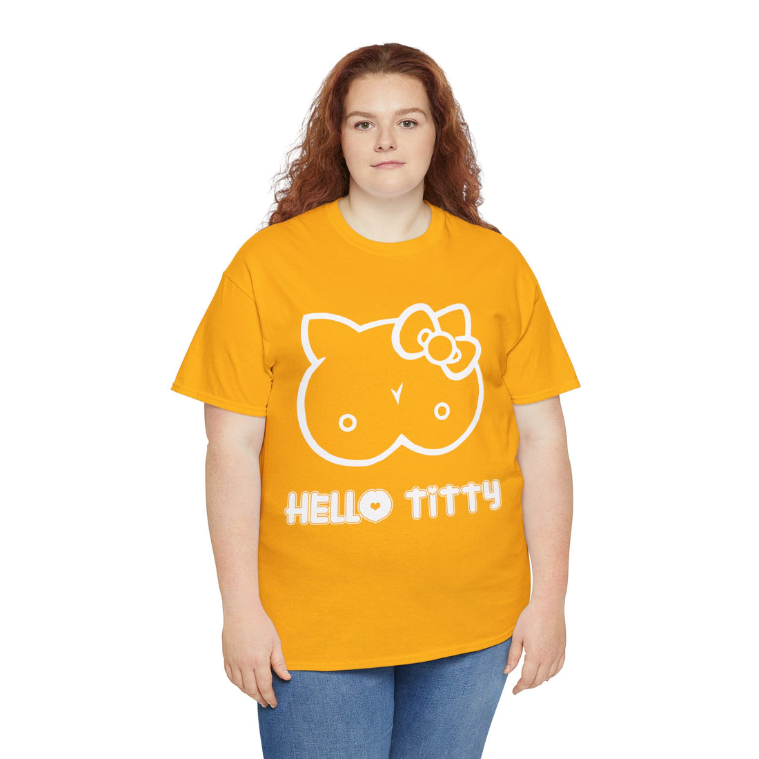 Hello Titty Unisex Heavy Cotton Tee