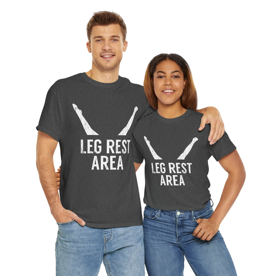 Leg Rest Area Unisex Heavy Cotton Tee