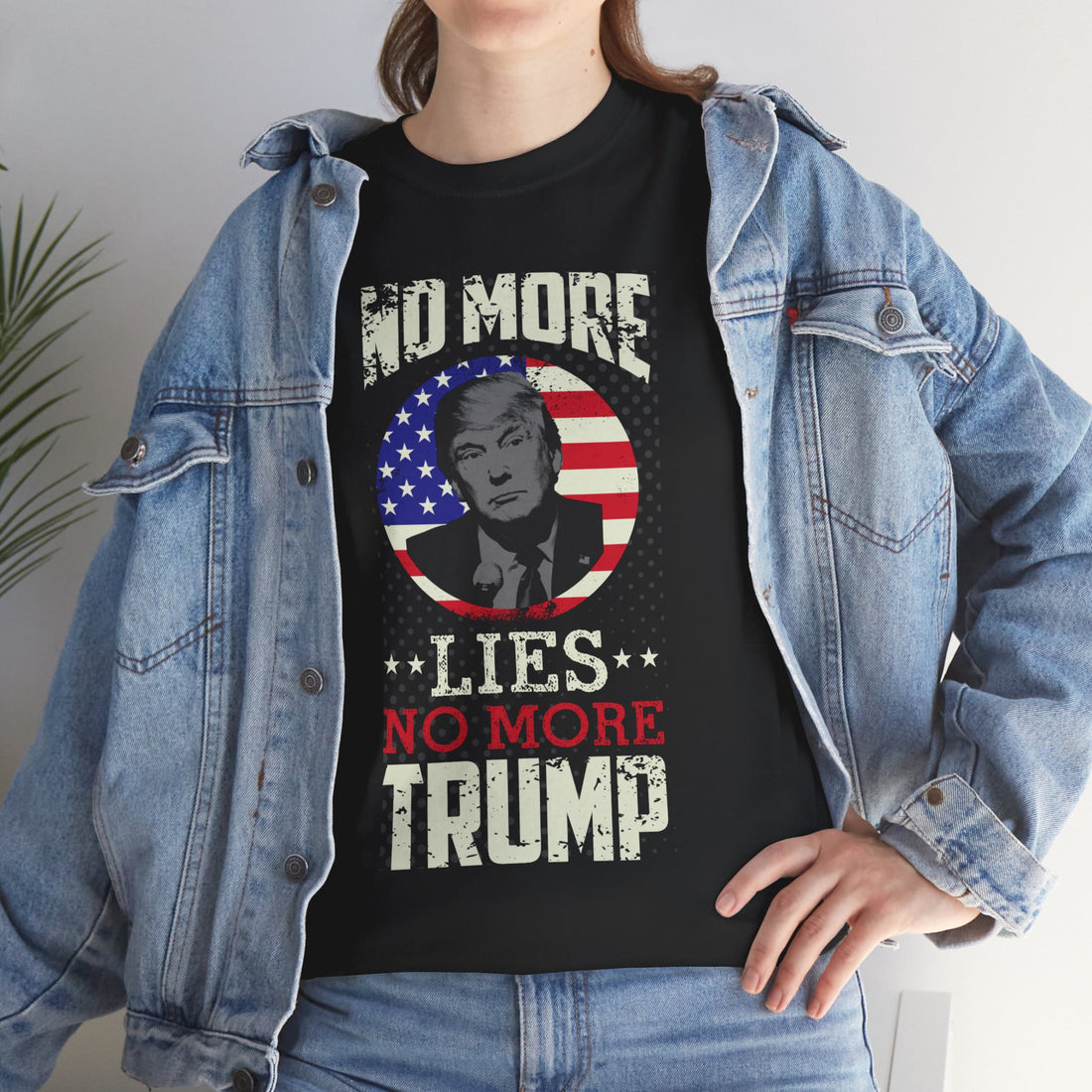 No More Lies Trump Unisex Heavy Cotton Tee