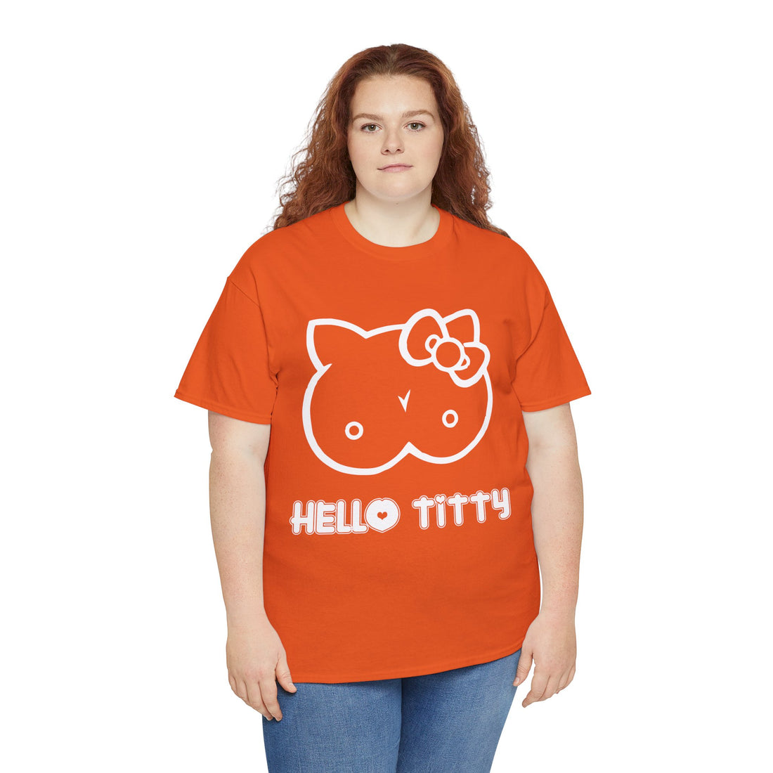 Hello Titty Unisex Heavy Cotton Tee