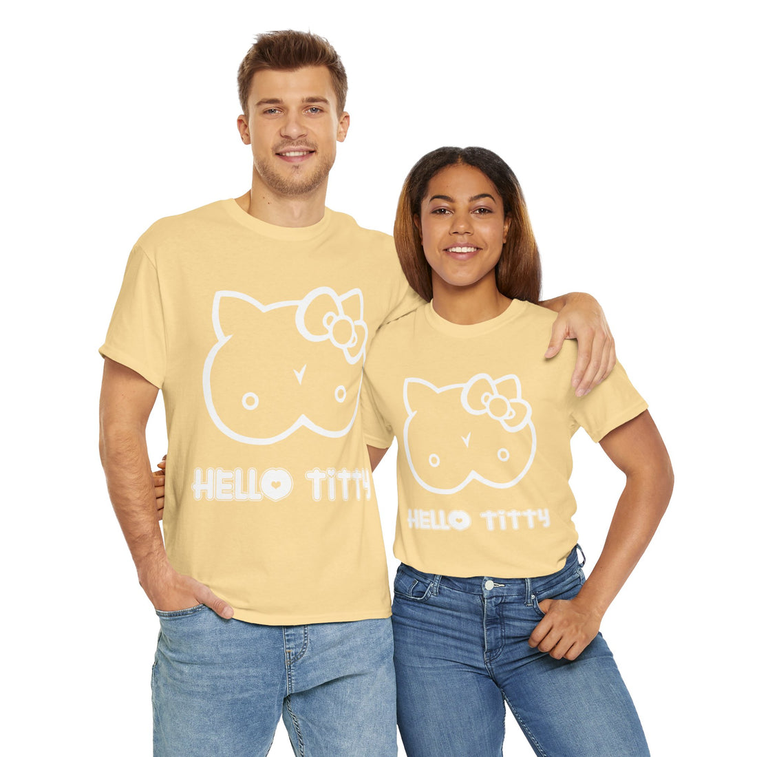 Hello Titty Unisex Heavy Cotton Tee