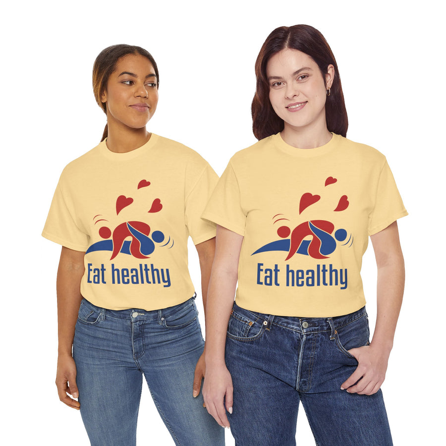 Eat Healthy Unisex Heavy Cotton Tee