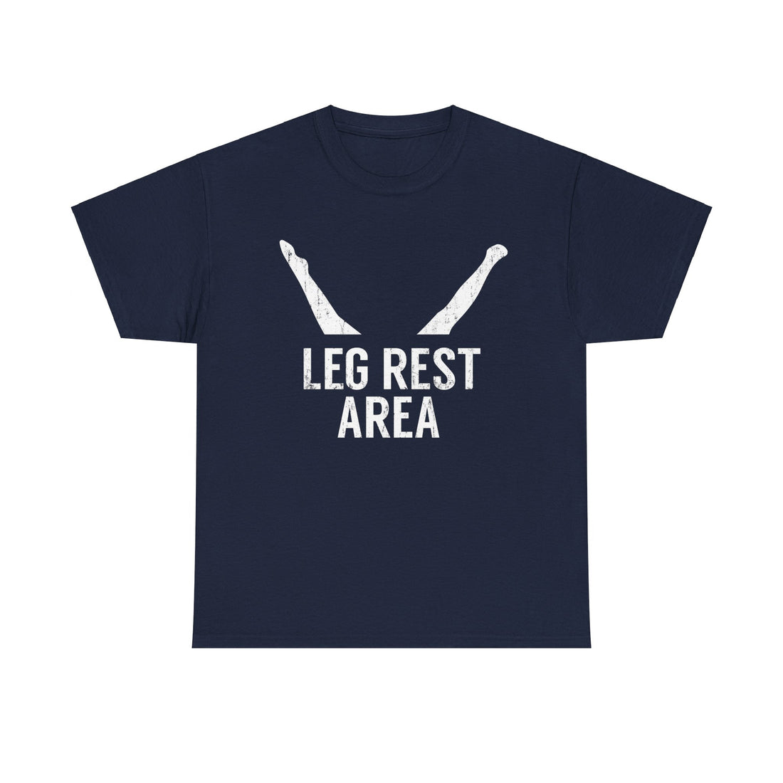 Leg Rest Area Unisex Heavy Cotton Tee