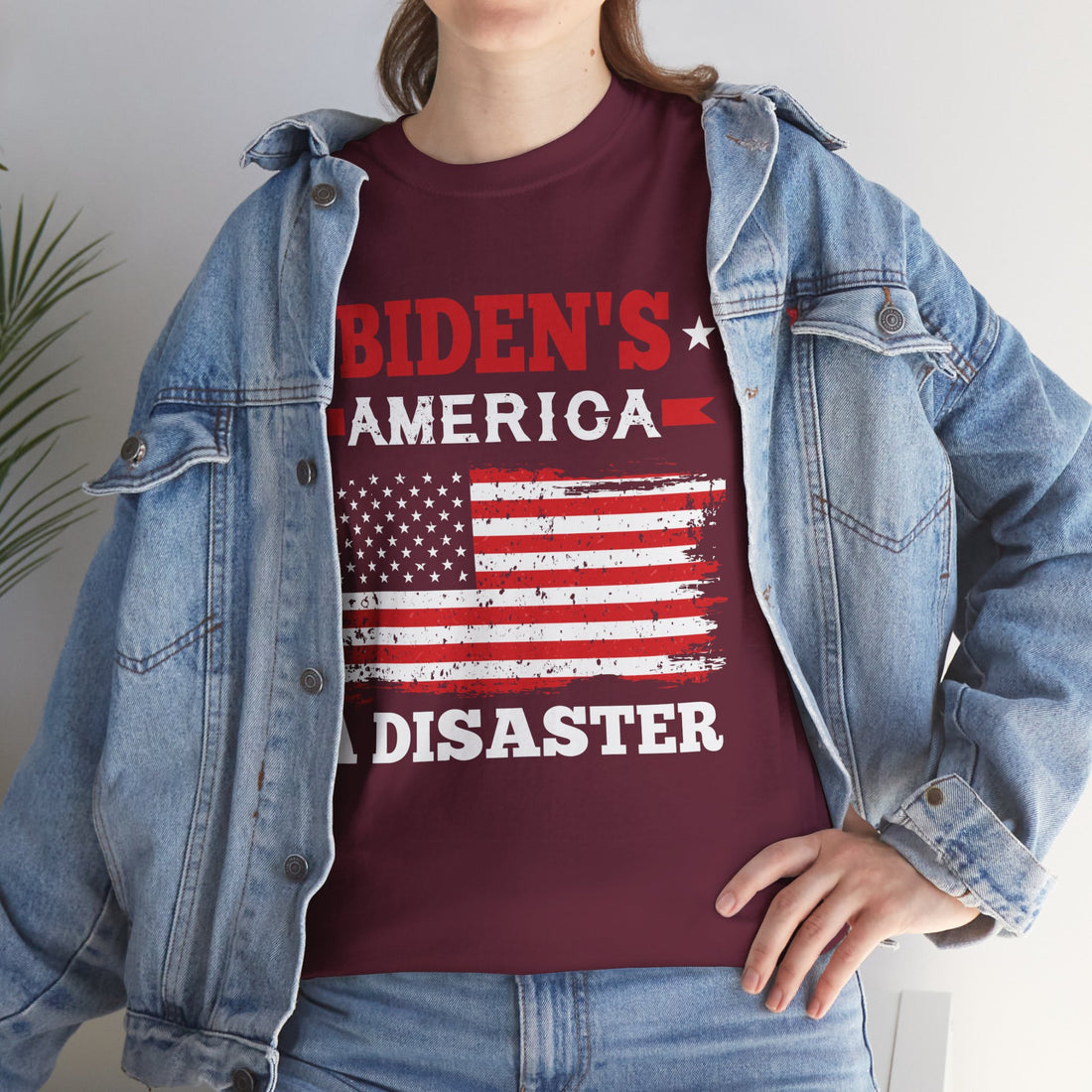 Biden's America A Disaster Unisex Heavy Cotton Tee