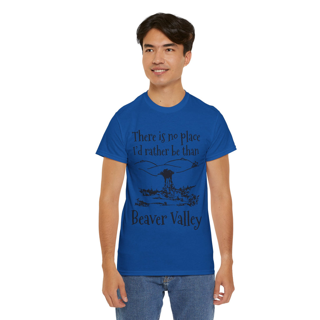 There Is No Place I'd Rather Be Than Bevear Valley Unisex Heavy Cotton Tee