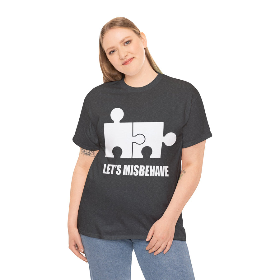 Let's Misbehave Unisex Heavy Cotton Tee