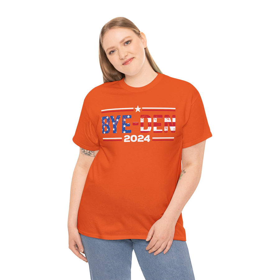 Bye Den 2024 Unisex Heavy Cotton Tee