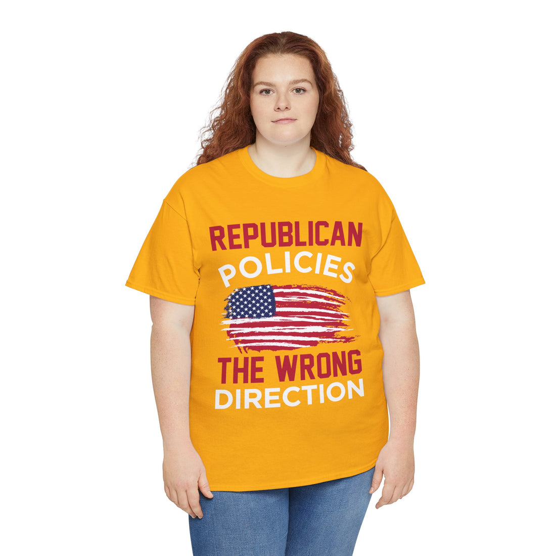 Republican Policies The Wrong Direction Unisex Heavy Cotton Tee