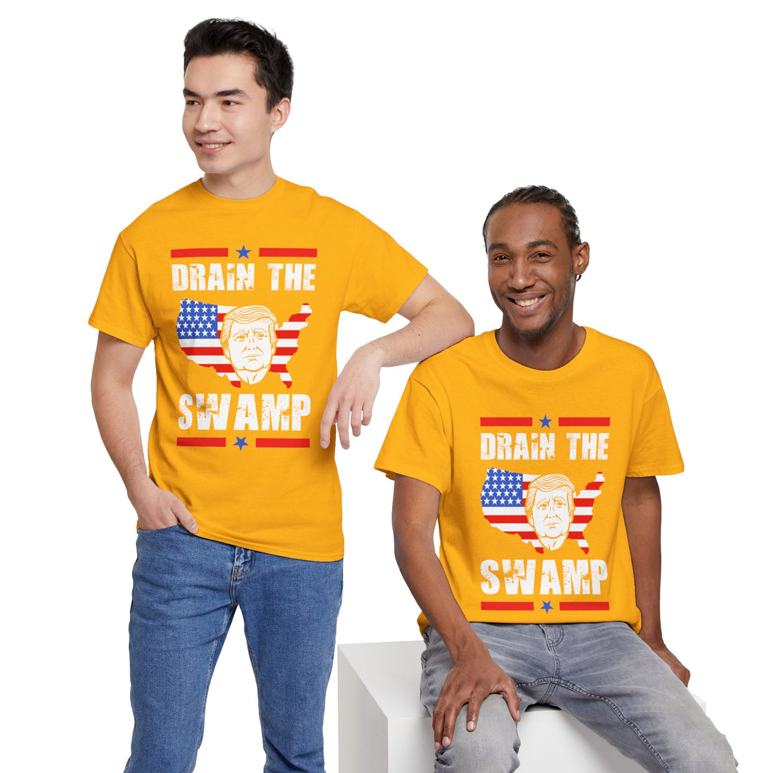 Drain The Swamp Unisex Heavy Cotton Tee