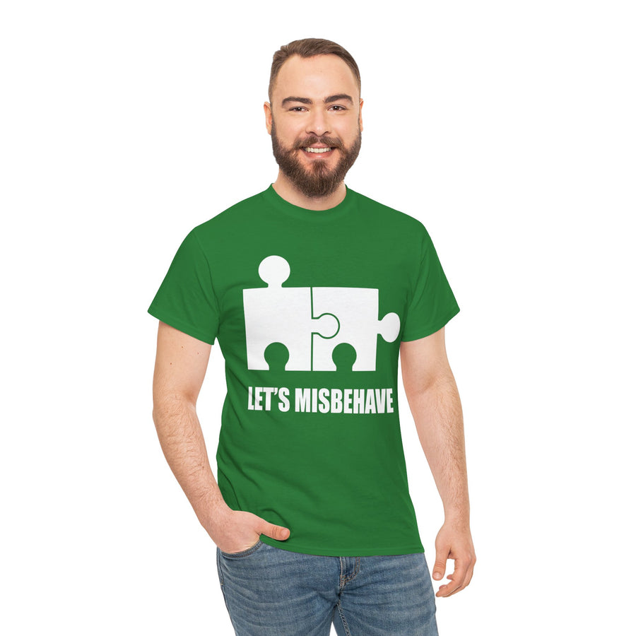 Let's Misbehave Unisex Heavy Cotton Tee