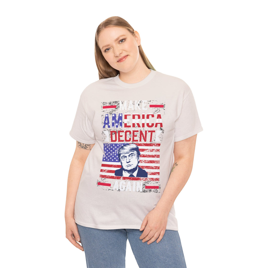 Make America Decent Again Unisex Heavy Cotton Tee