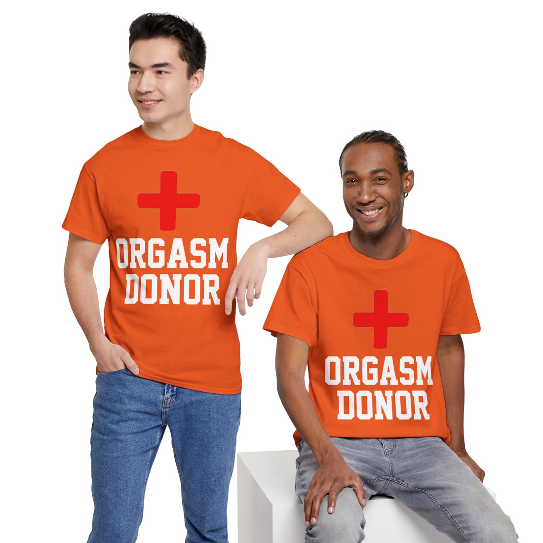 Orgasm Donor Unisex Heavy Cotton Tee