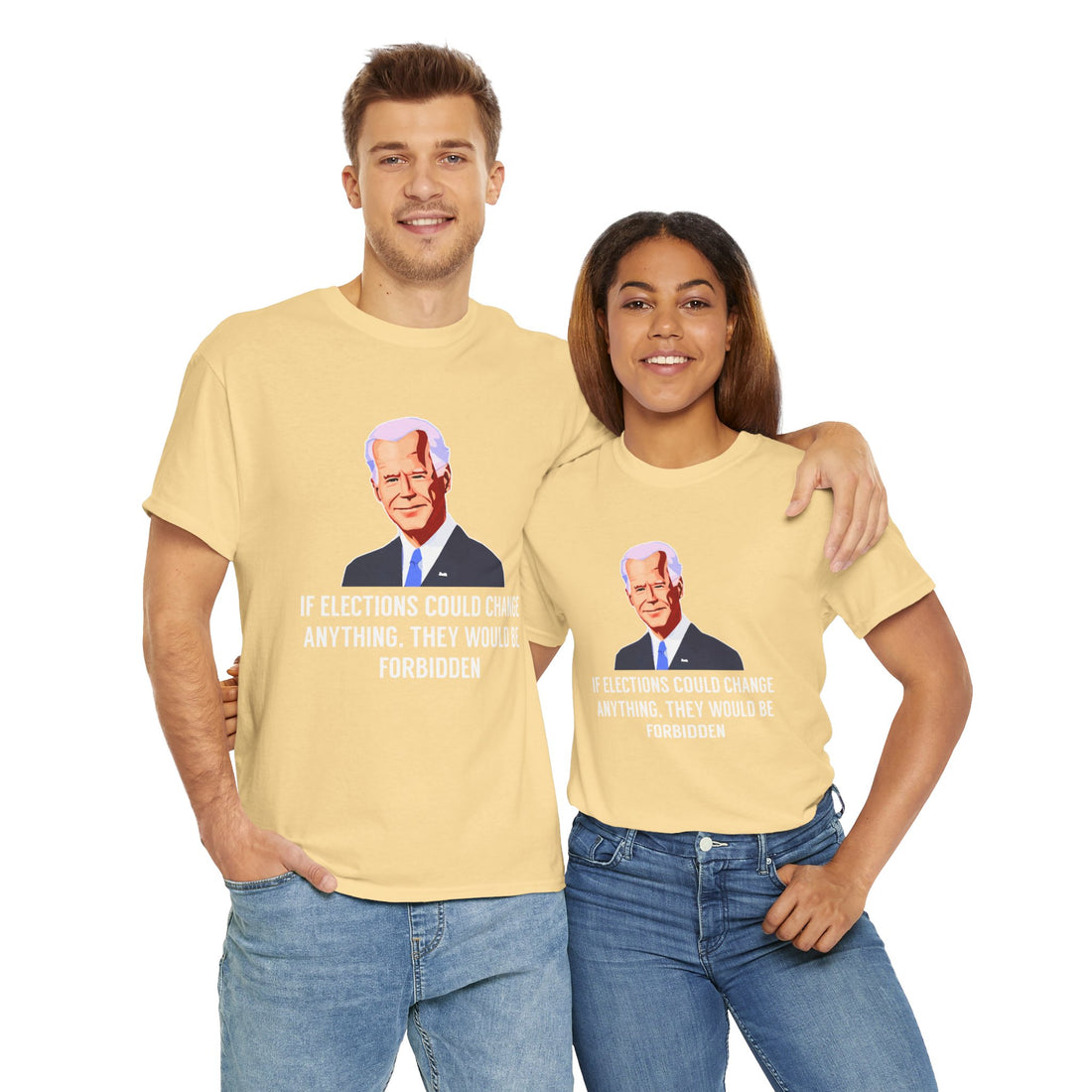 If Elections Could Change Anything. They Would bE For Bidden Unisex Heavy Cotton Tee