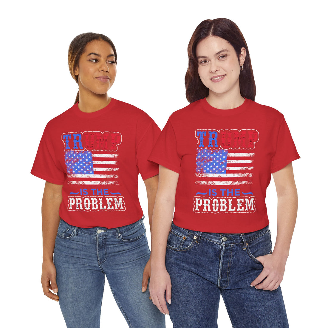 Trump Is The Problem Unisex Heavy Cotton Tee