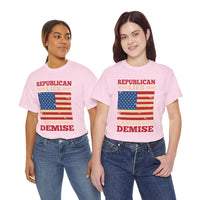 Republican Lies American Demise Unisex Heavy Cotton Tee