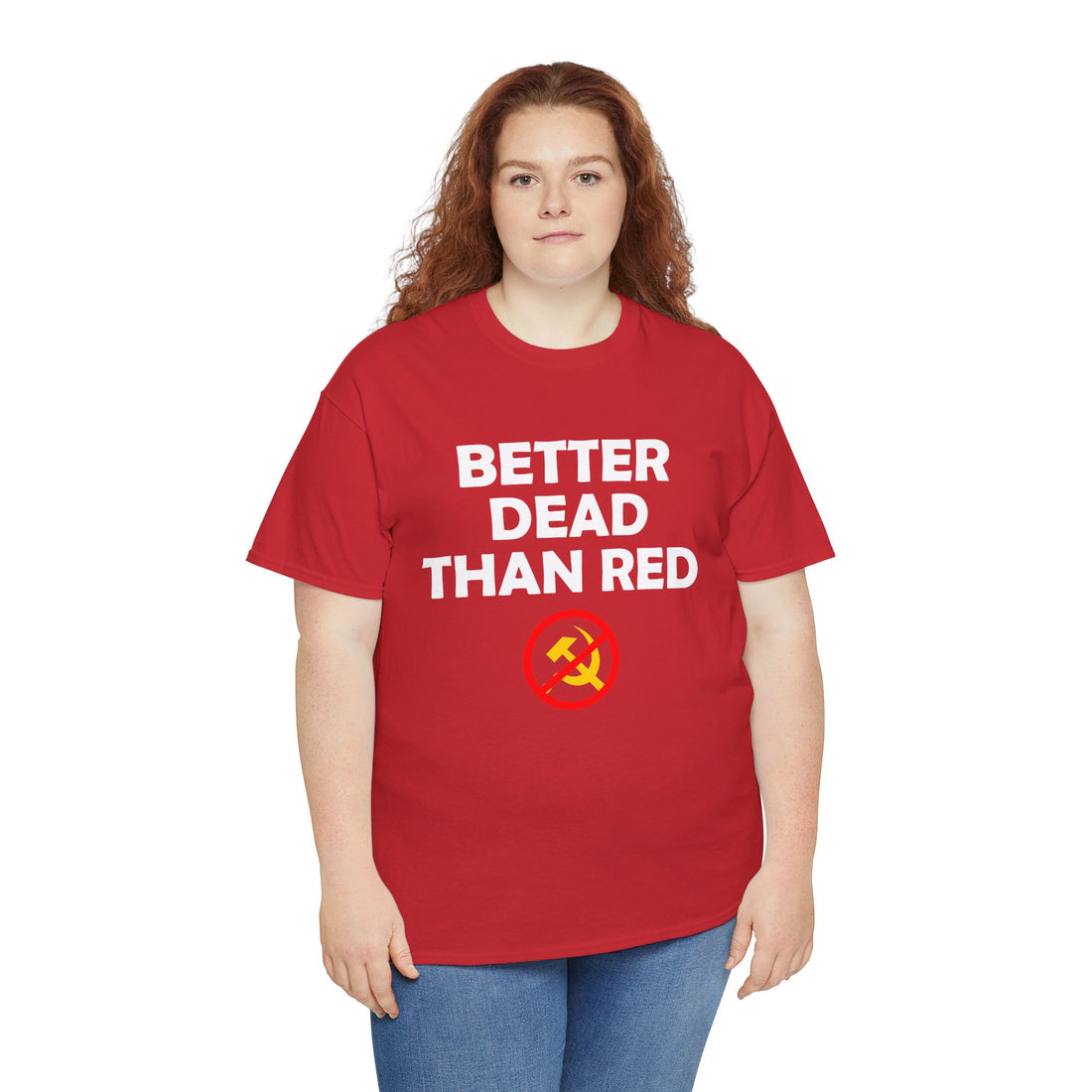 Better Dead Than Red Unisex Heavy Cotton Tee