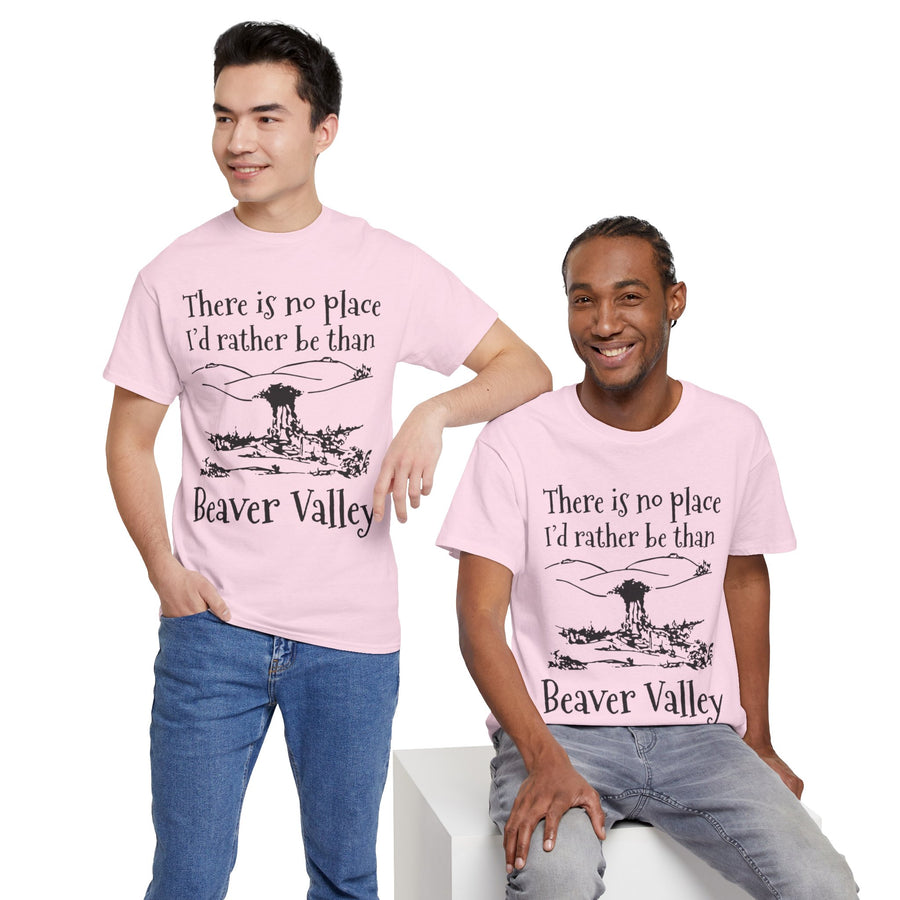 There Is No Place I'd Rather Be Than Bevear Valley Unisex Heavy Cotton Tee