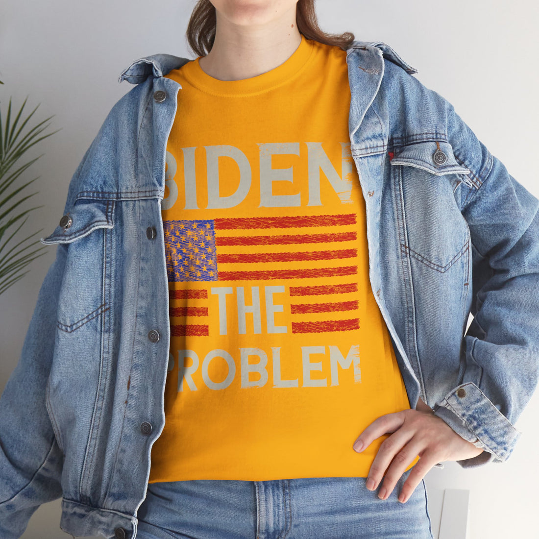 Biden The Problem Unisex Heavy Cotton Tee