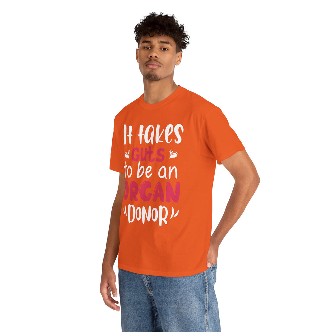 It Take Guts To Be An Organ Donor Unisex Heavy Cotton Tee