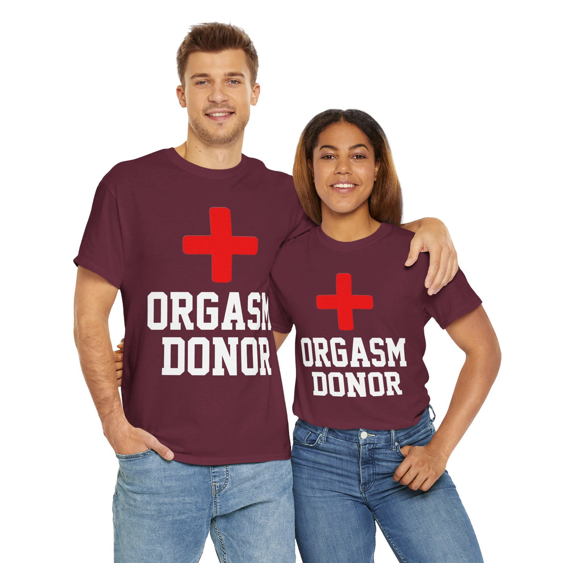 Orgasm Donor Unisex Heavy Cotton Tee