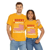 Biden's America A Disaster Unisex Heavy Cotton Tee