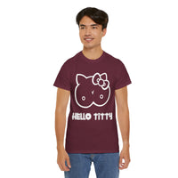 Hello Titty Unisex Heavy Cotton Tee