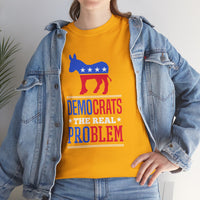 Democrats The Real Problem Unisex Heavy Cotton Tee