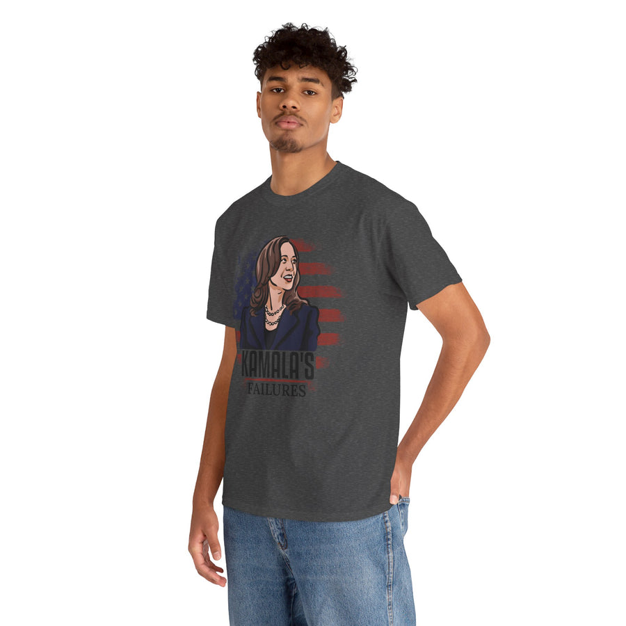 Kamala's Failures Unisex Heavy Cotton Tee