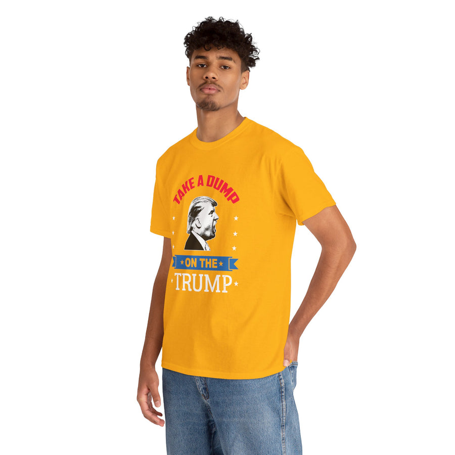 Take A Dump On The Trump Unisex Heavy Cotton Tee