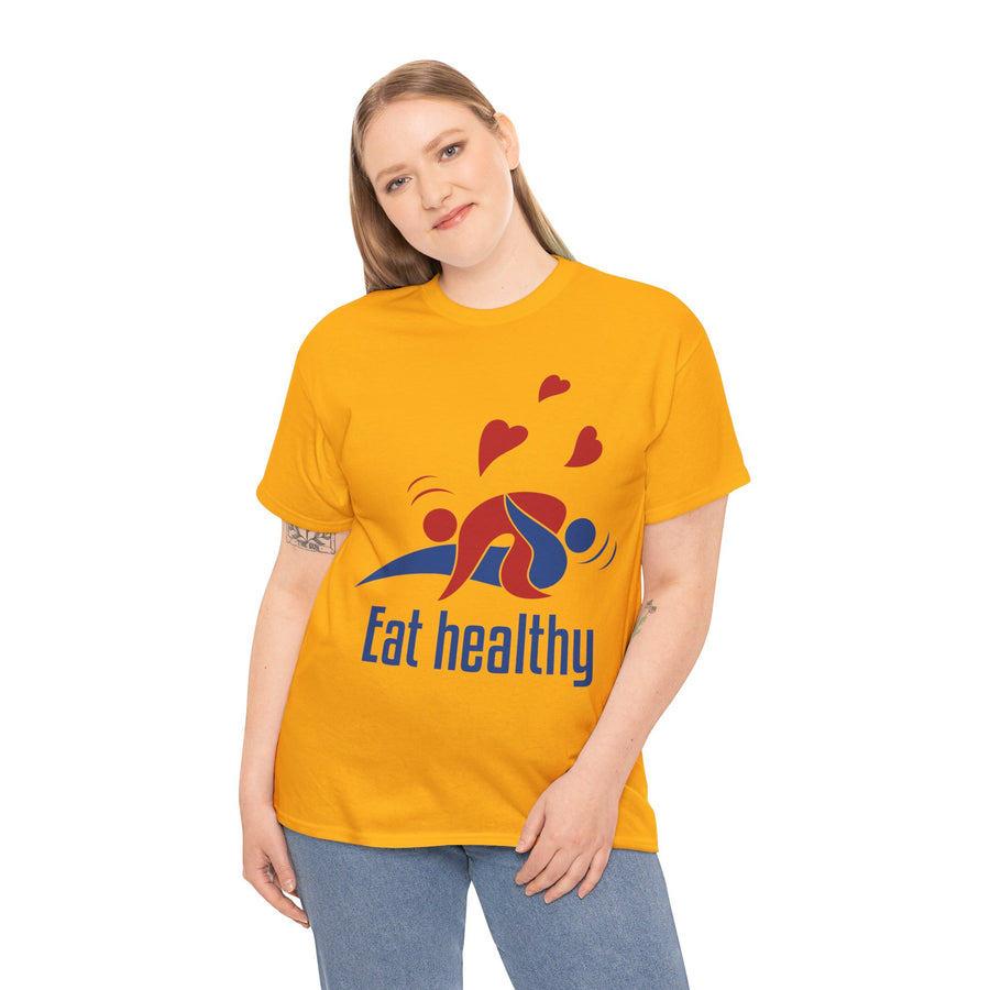 Eat Healthy Unisex Heavy Cotton Tee