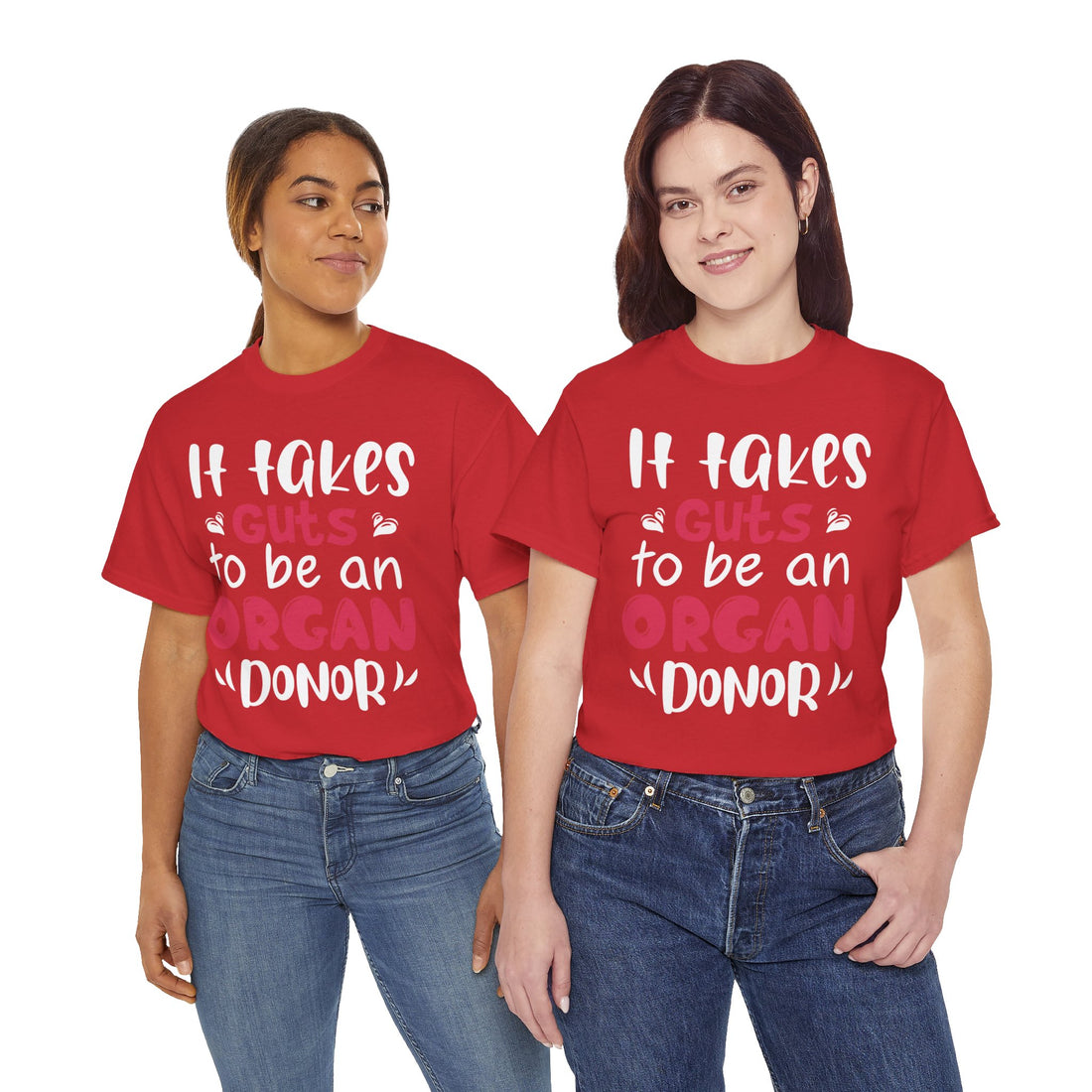 It Take Guts To Be An Organ Donor Unisex Heavy Cotton Tee