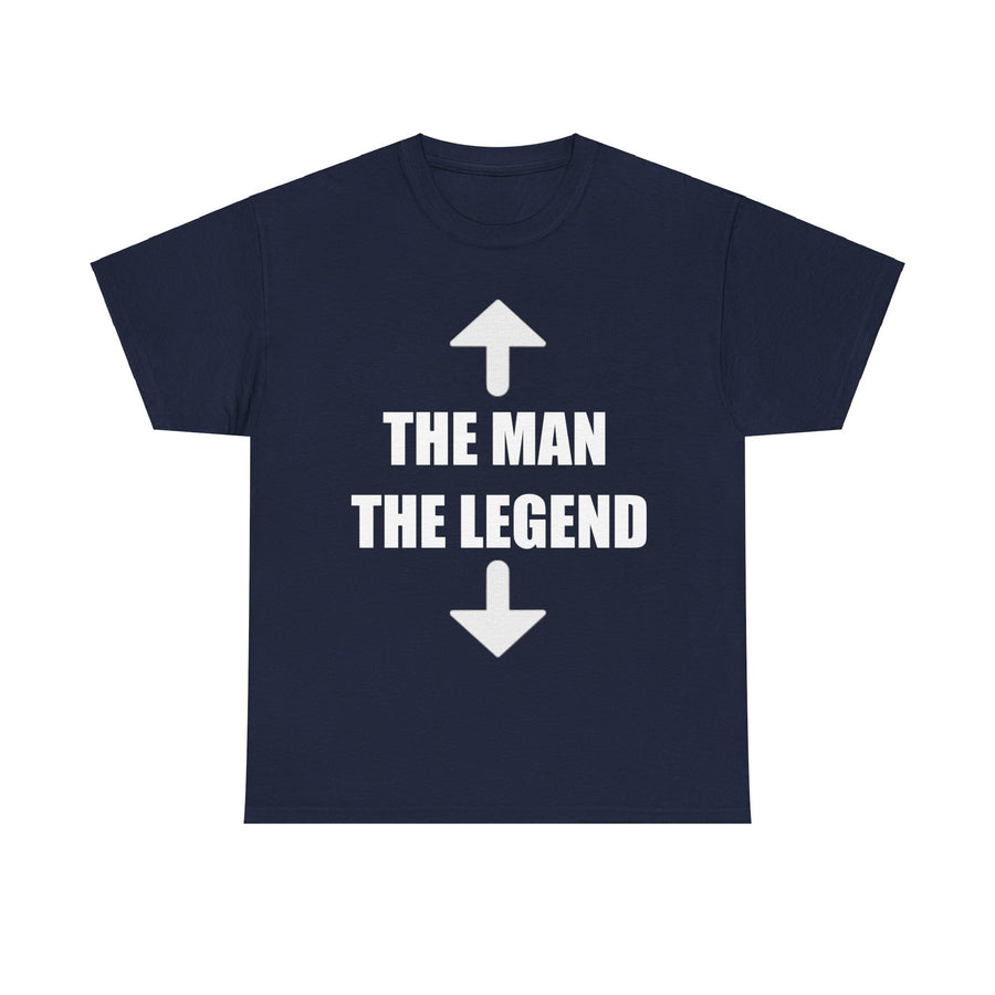 The Man The Legend Unisex Heavy Cotton Tee