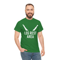 Leg Rest Area Unisex Heavy Cotton Tee