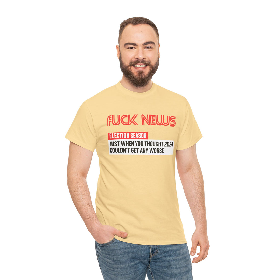 Fuck News Unisex Heavy Cotton Tee