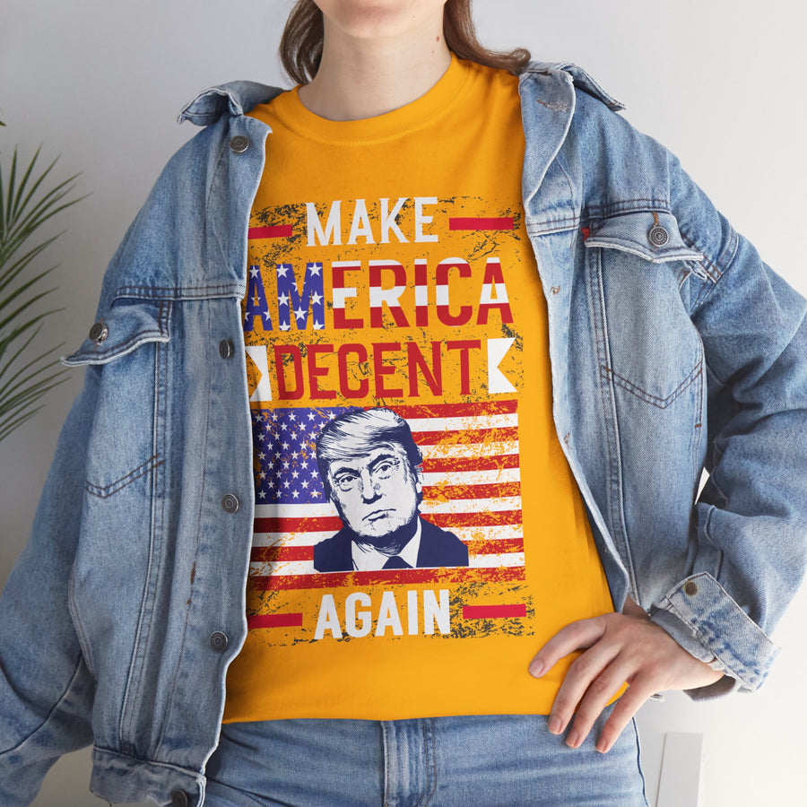 Make America Decent Again Unisex Heavy Cotton Tee